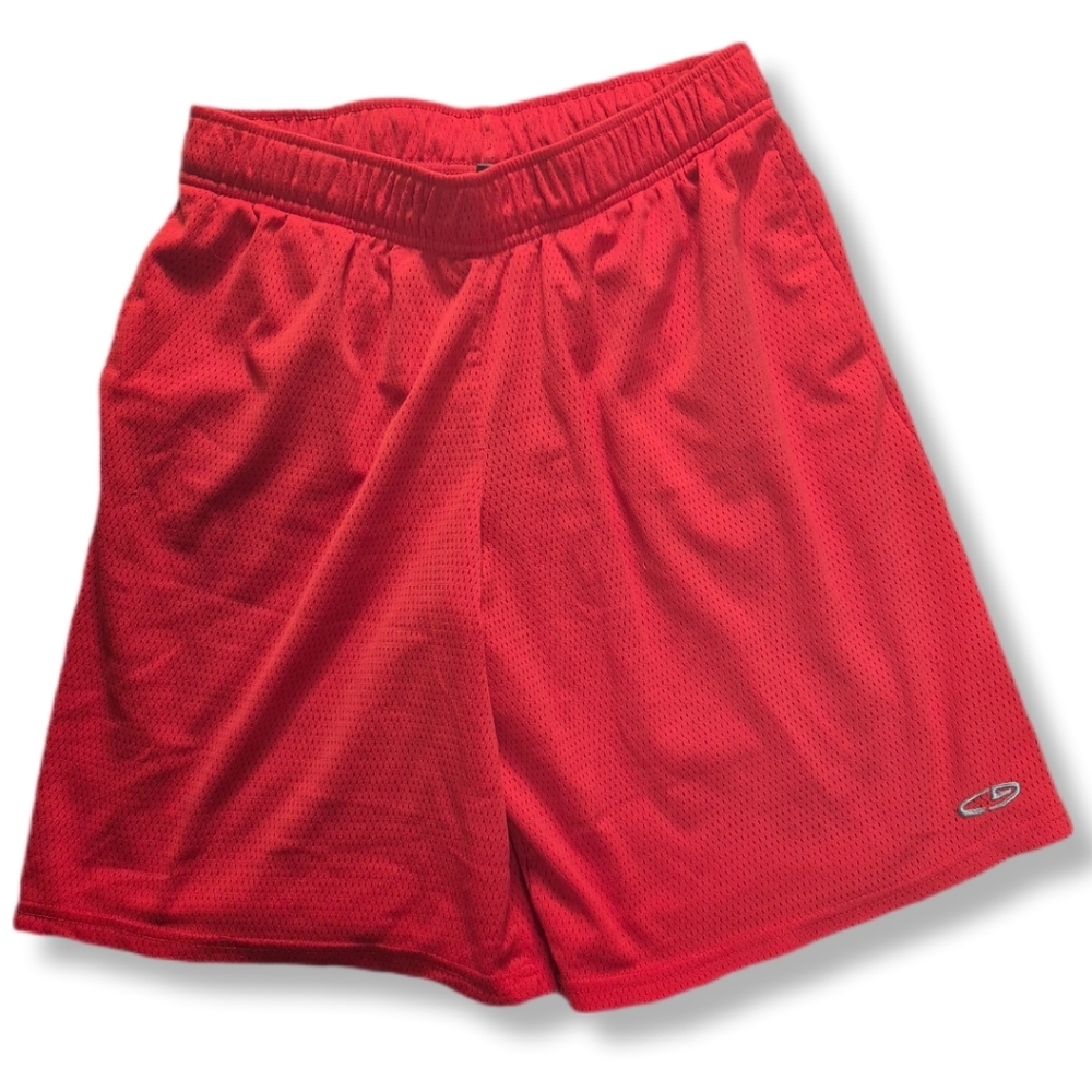 Champion Boy's Youth Red Mesh Athletic Shorts Size XL